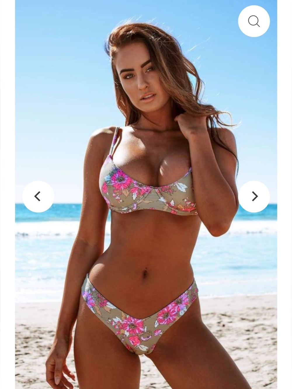 PINKCOLADA Tropez Top & Maldives Bottoms in Pink Wild Bloom